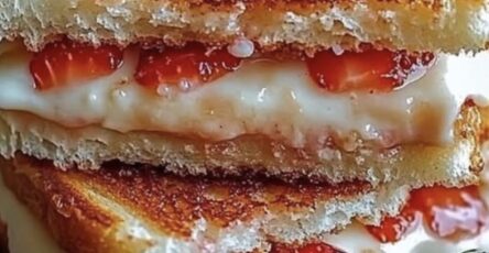 Fried Strawberry Cheesecake Sandwiches