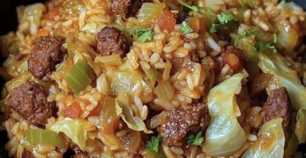 Cajun Cabbage Jambalaya