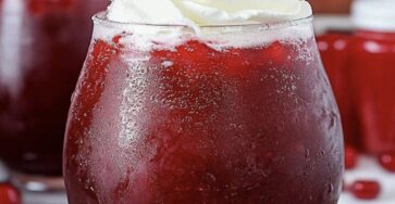 Cherry Rum and Coke Slushie