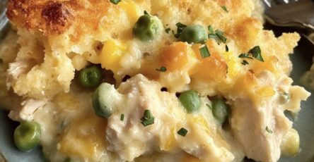 Easy Chicken Cobbler Dinner Casserole