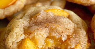 Irresistble Peach Cobbler Cookies