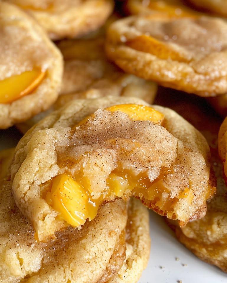 Irresistble Peach Cobbler Cookies