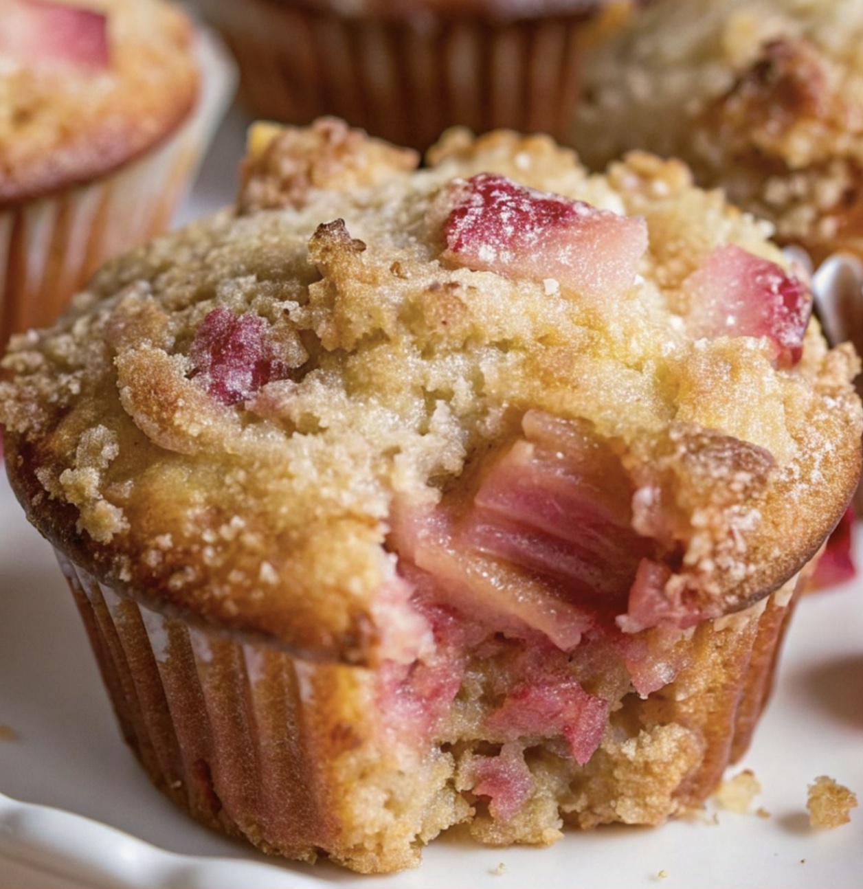 Rhubarb Muffins