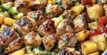 Hawaiian Chicken Sheet Pan