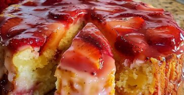 Strawberry Pineapple Pound Cake
