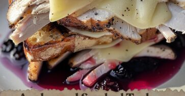 Applewood Smoked Turkey Melt with Cranberry Whiskey Glaze