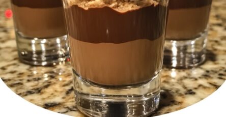 Christmas Chocolate Kahlua & Baileys Pudding Shots