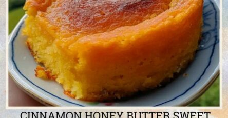 Cinnamon Honey Butter Sweet Potato Cornbread