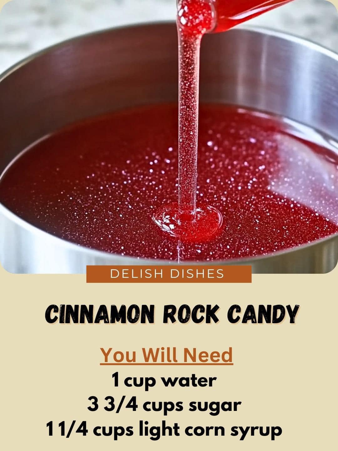 Cinnamon Rock Candy