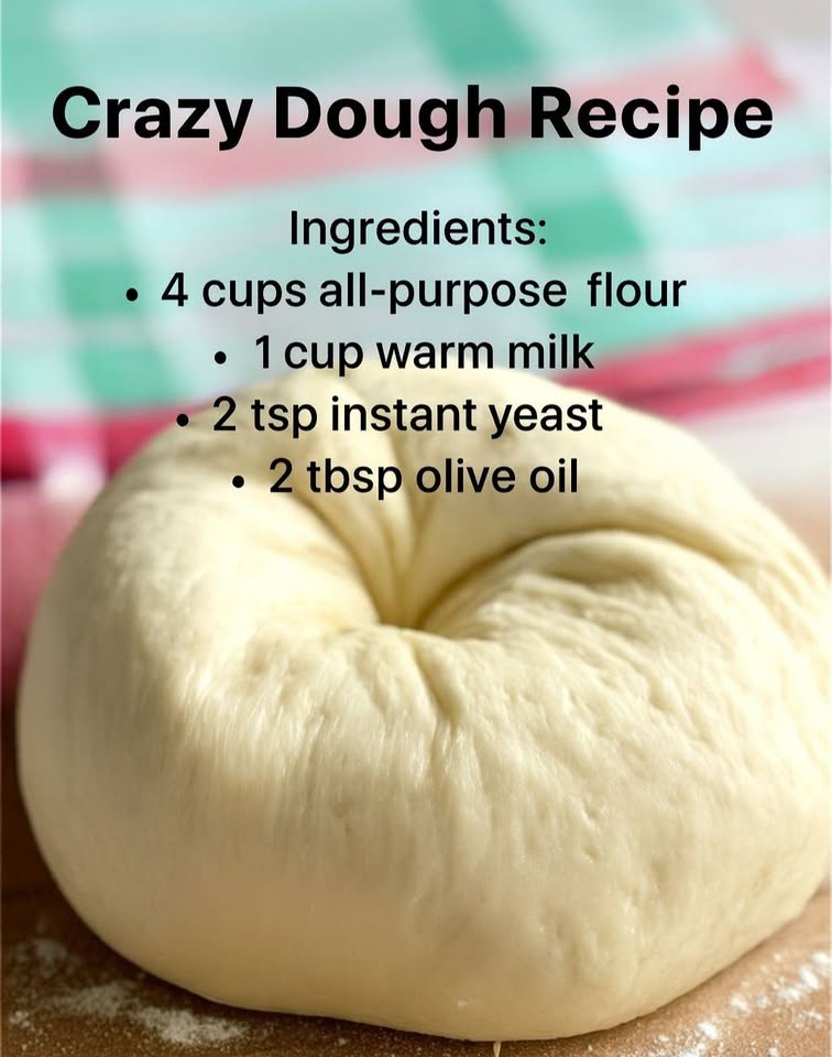 Crazy Dough Recipe for Pizza, Cinnamon Rolls, and More!