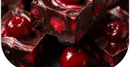Halloween Dracula’s Dark Cherry Fudge