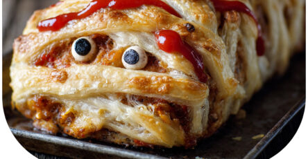 Halloween Mummy Meatloaf