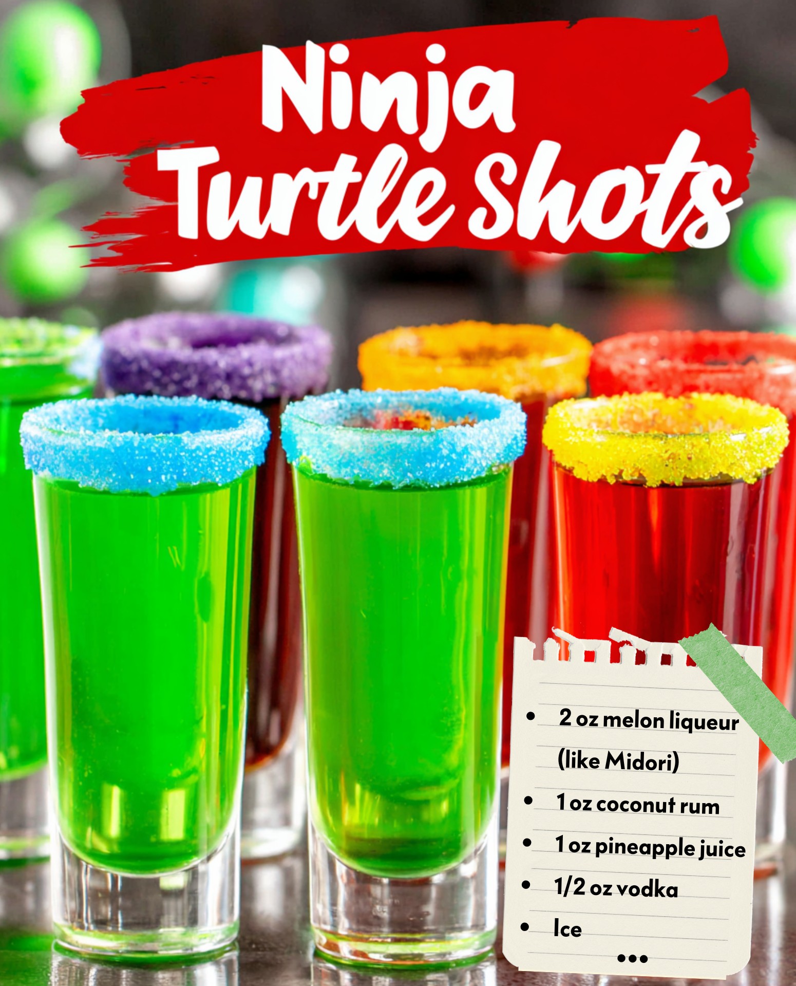 Ninja Turtle Shots