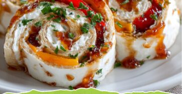 Pepper Jelly & Cream Cheese Pinwheels