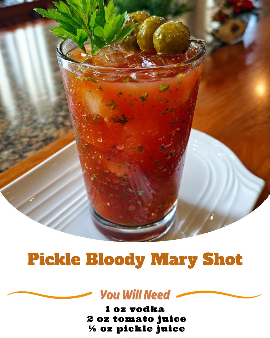 Pickle Bloody Mary Shot