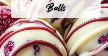 White Chocolate Raspberry Cheesecake Balls