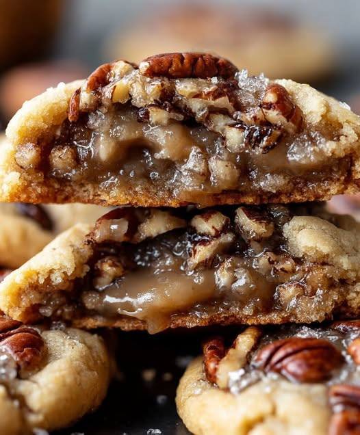 Cookies inspired by classic pecan pie