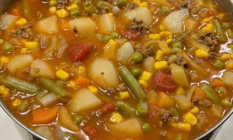 Hearty Beef and Vegetable Soup
