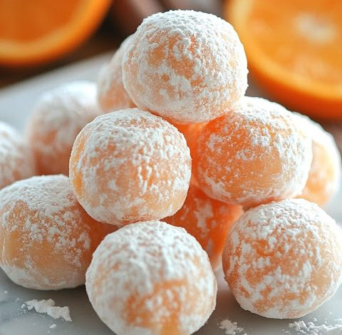 Orange Creamsicle Truffle Bites