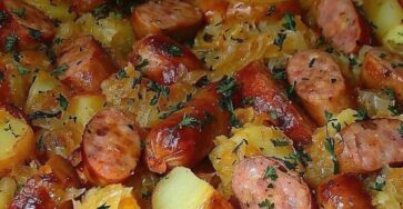 Polish Sausage, Sauerkraut And Potatoes