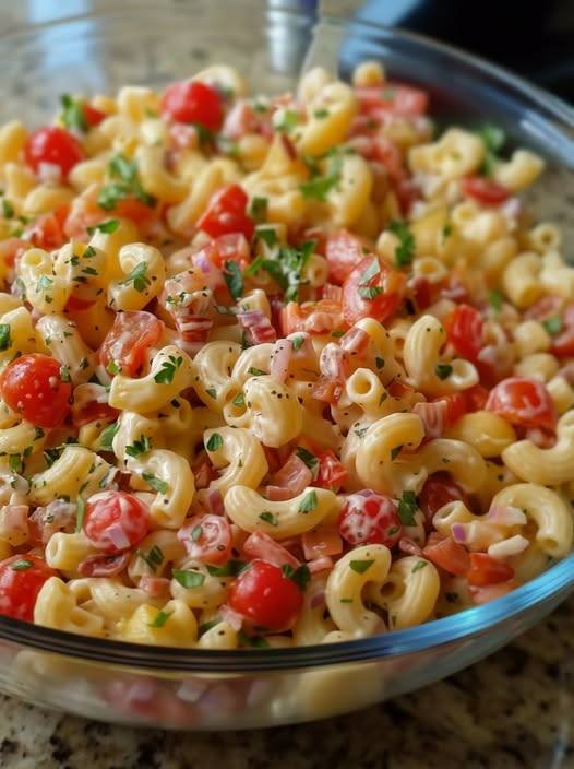 Sweet Amish Macaroni Salad